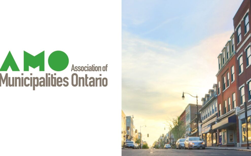 AMO Logo, small town mainstreet photo